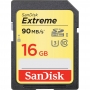 Карта памяти SDHC 16GB Sandisk Class10 Extreme UHS-I (U3) 90MB/s